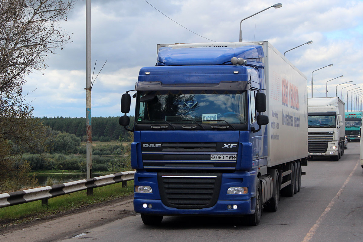 Актюбинская область, № D 060 YWM — DAF XF105 FT