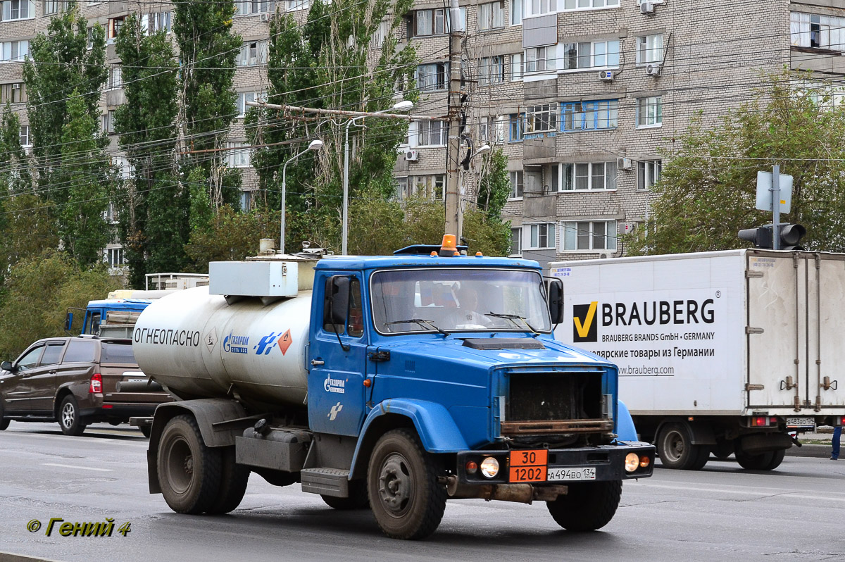 Волгоградская область, № А 494 ВО 134 — ЗИЛ-433362