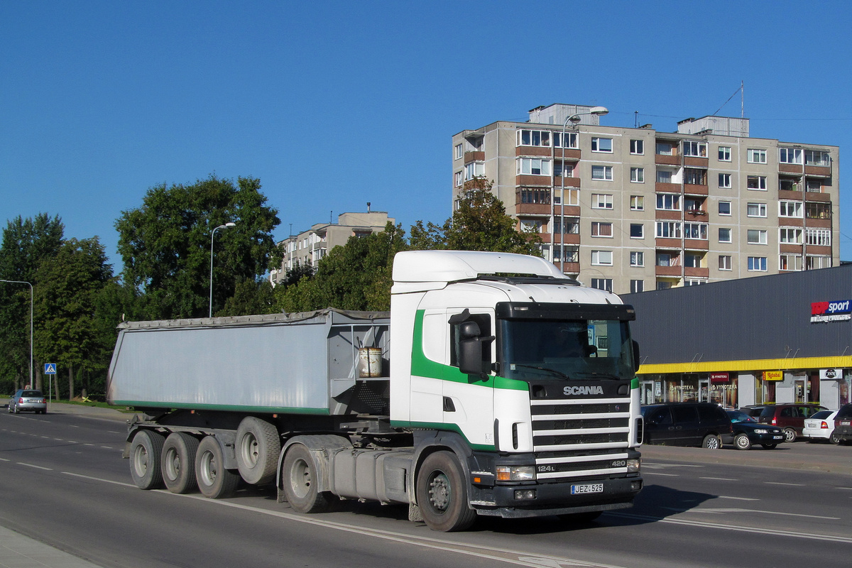 Литва, № JEZ 525 — Scania ('1996) R124L