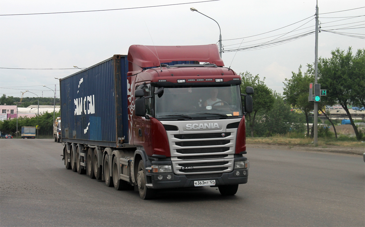 Красноярский край, № К 363 МТ 124 — Scania ('2013) G440