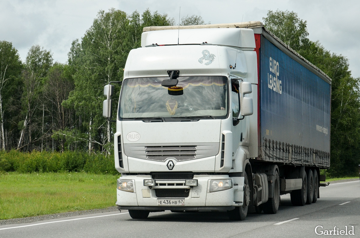 Смоленская область, № Е 436 НВ 67 — Renault Premium ('2006)