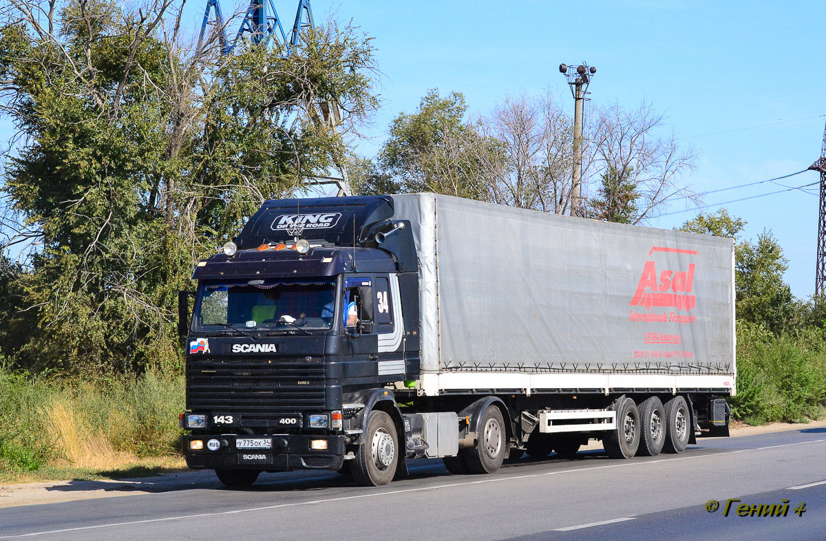 Волгоградская область, № У 775 ОК 34 — Scania (II) (общая модель)