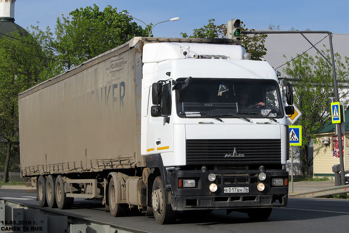 Ярославская область, № Е 017 ВН 76 — МАЗ-5440 (общая модель)