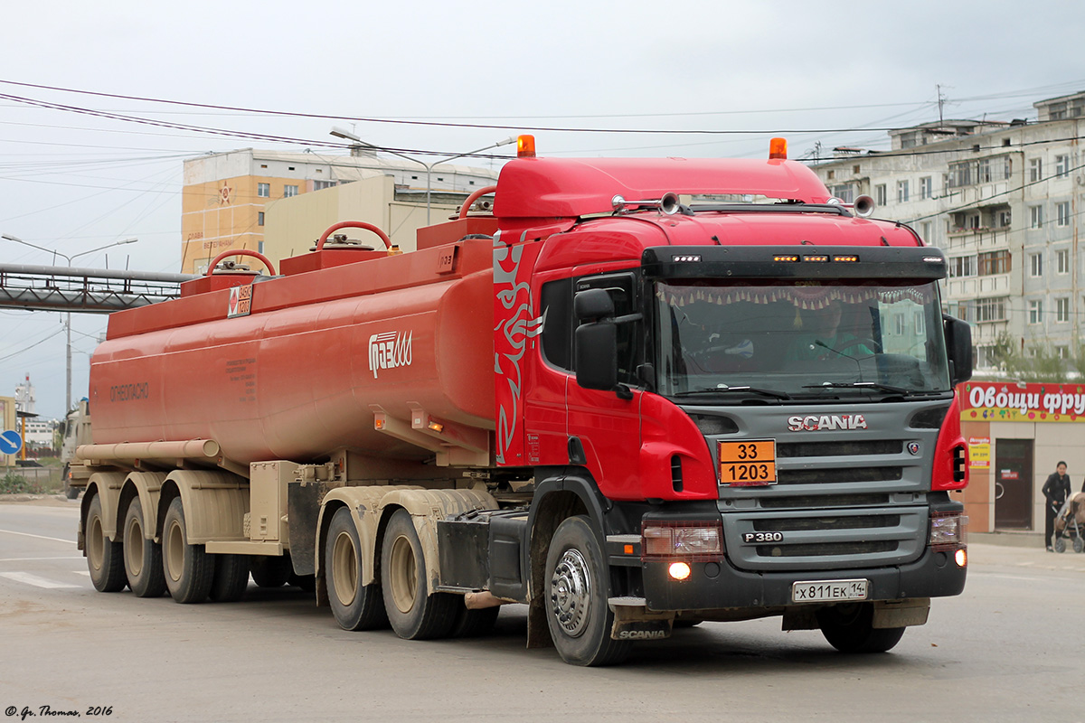 Саха (Якутия), № Х 811 ЕК 14 — Scania ('2004) P380