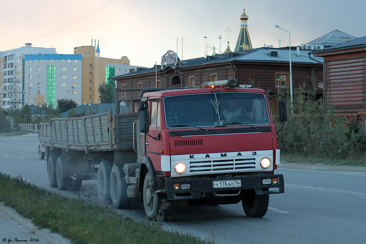 Саха (Якутия), № У 176 АО 14 — КамАЗ-5410