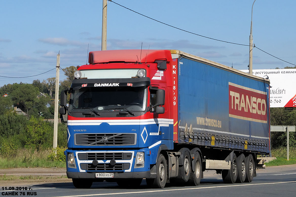 Архангельская область, № К 800 ХО 29 — Volvo ('2002) FH12.400