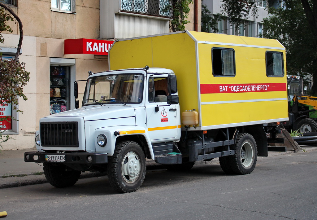 Одесская область, № ВН 9114 ЕМ — ГАЗ-3309