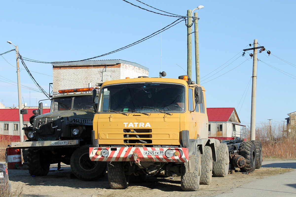 Ямало-Ненецкий автоном.округ, № С 880 ЕР 89 — Урал-55571-30; Ямало-Ненецкий автоном.округ, № А 245 ТК 89 — Tatra 815 TP