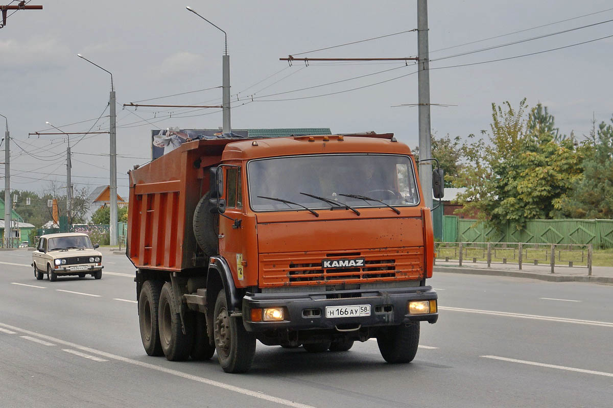 Пензенская область, № Н 166 АУ 58 — КамАЗ-65115 [651150]