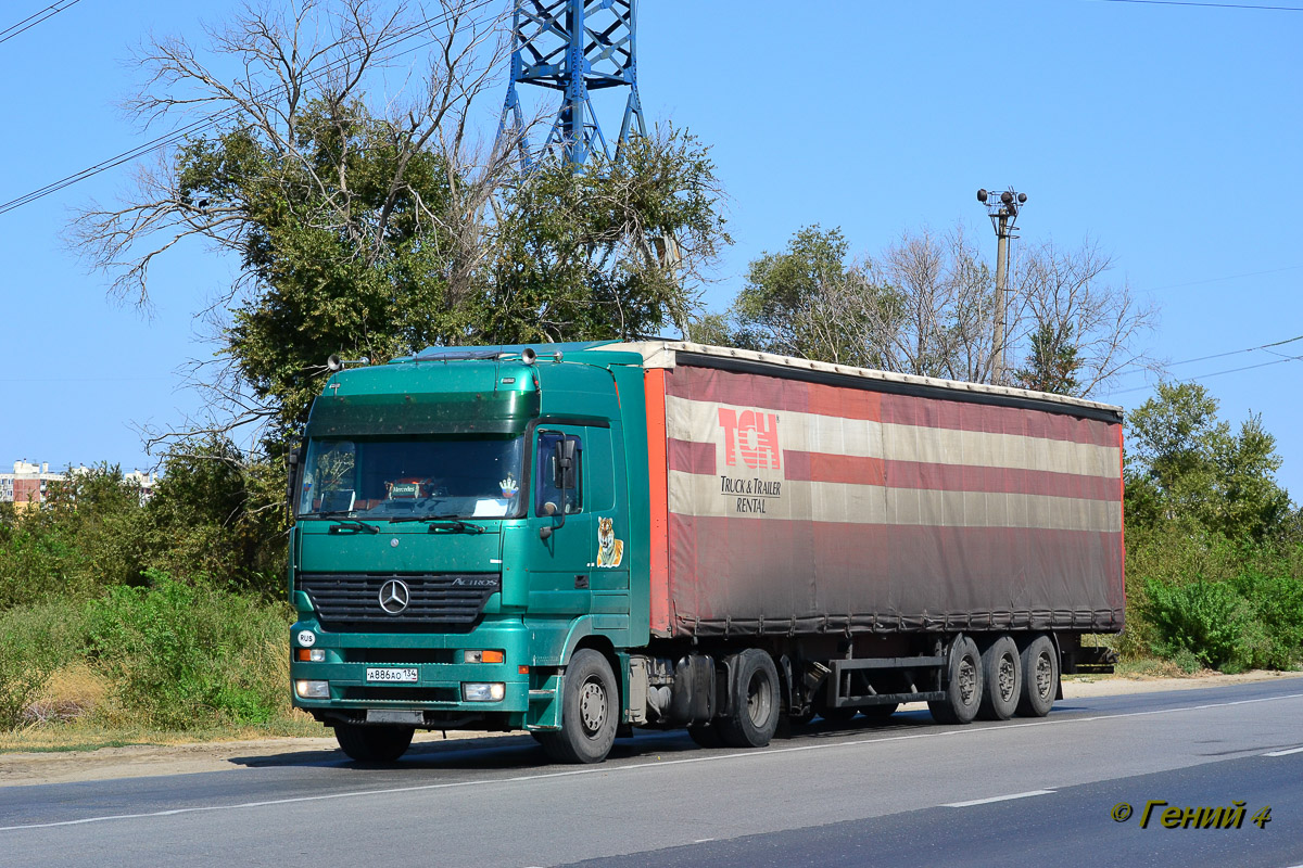 Волгоградская область, № А 886 АО 134 — Mercedes-Benz Actros ('1997)