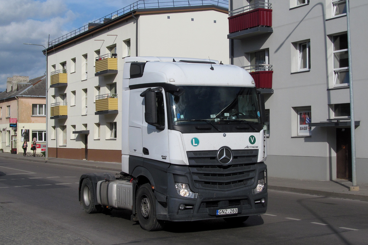 Литва, № GNZ 263 — Mercedes-Benz Actros ('2011) 1842