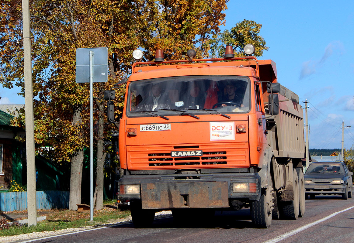 Владимирская область, № С 669 НС 33 — КамАЗ-65115 (общая модель)