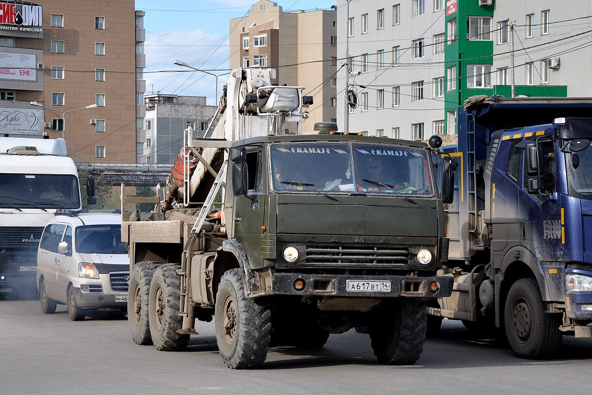 Саха (Якутия), № А 617 ВТ 14 — КамАЗ-43101