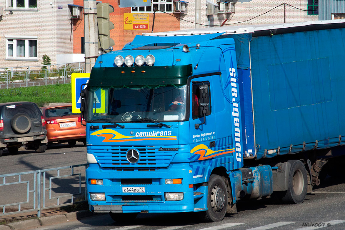 Мордовия, № К 644 КО 13 — Mercedes-Benz Actros ('1997) 1846