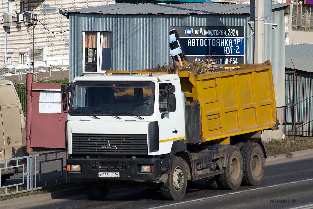 Татарстан, № С 965 РС 116 — МАЗ-5516 (общая модель)