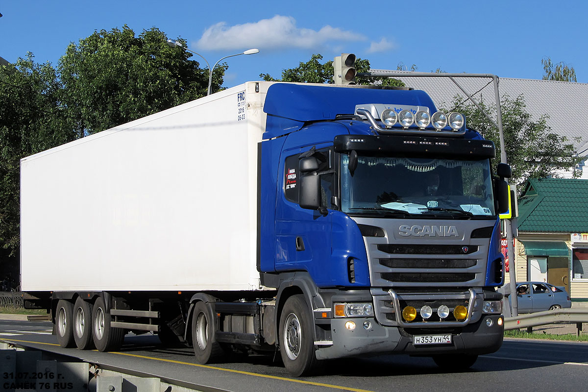 Костромская область, № Н 353 УН 44 — Scania ('2009, общая модель)