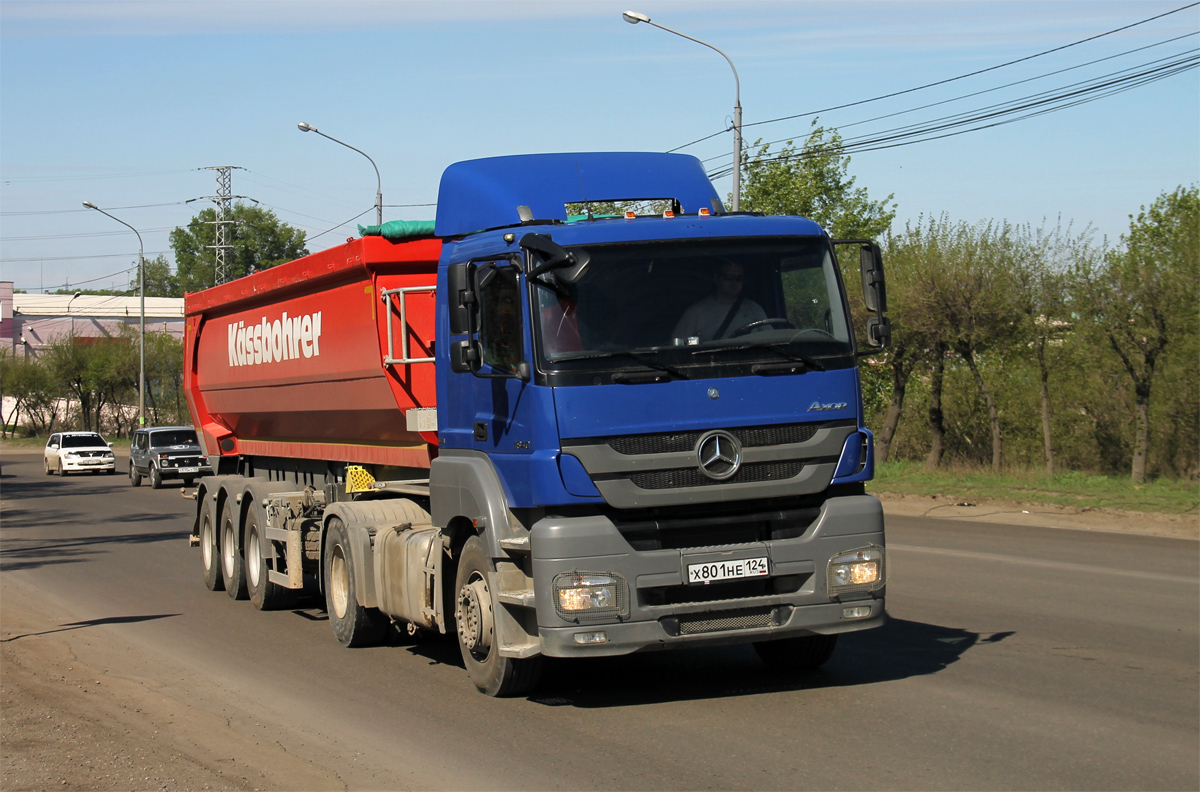 Красноярский край, № Х 801 НЕ 124 — Mercedes-Benz Axor 1840