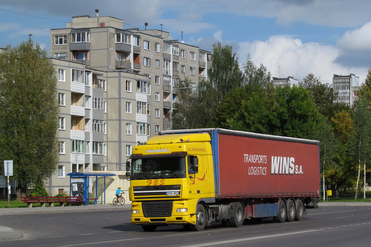 Литва, № GDS 881 — DAF XF95 FT