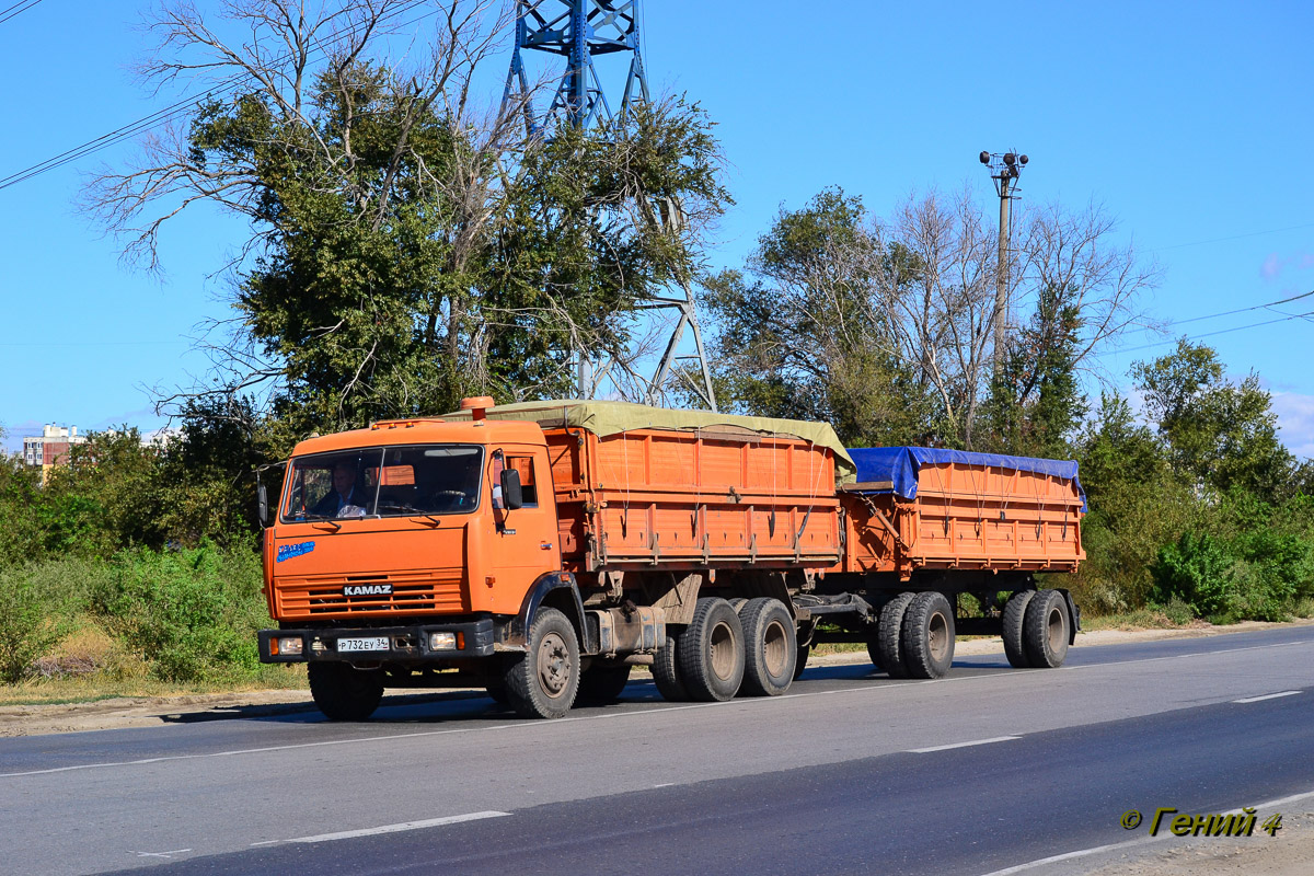 Волгоградская область, № Р 732 ЕУ 34 — КамАЗ-53205 [532050]