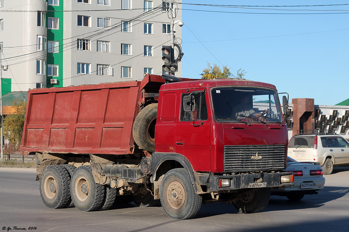 Саха (Якутия), № А 809 КР 14 — МАЗ-5516A5