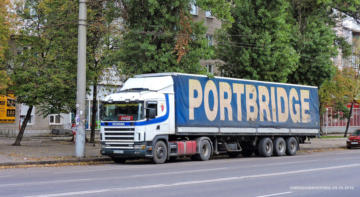 Днепропетровская область, № АЕ 2148 СК — Scania ('1996, общая модель)