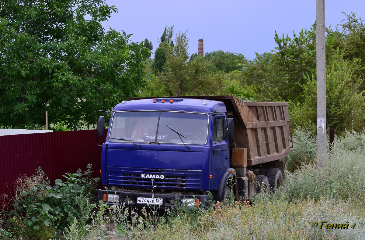 Волгоградская область, № А 744 ХК 134 — КамАЗ-55111-02 [55111C]