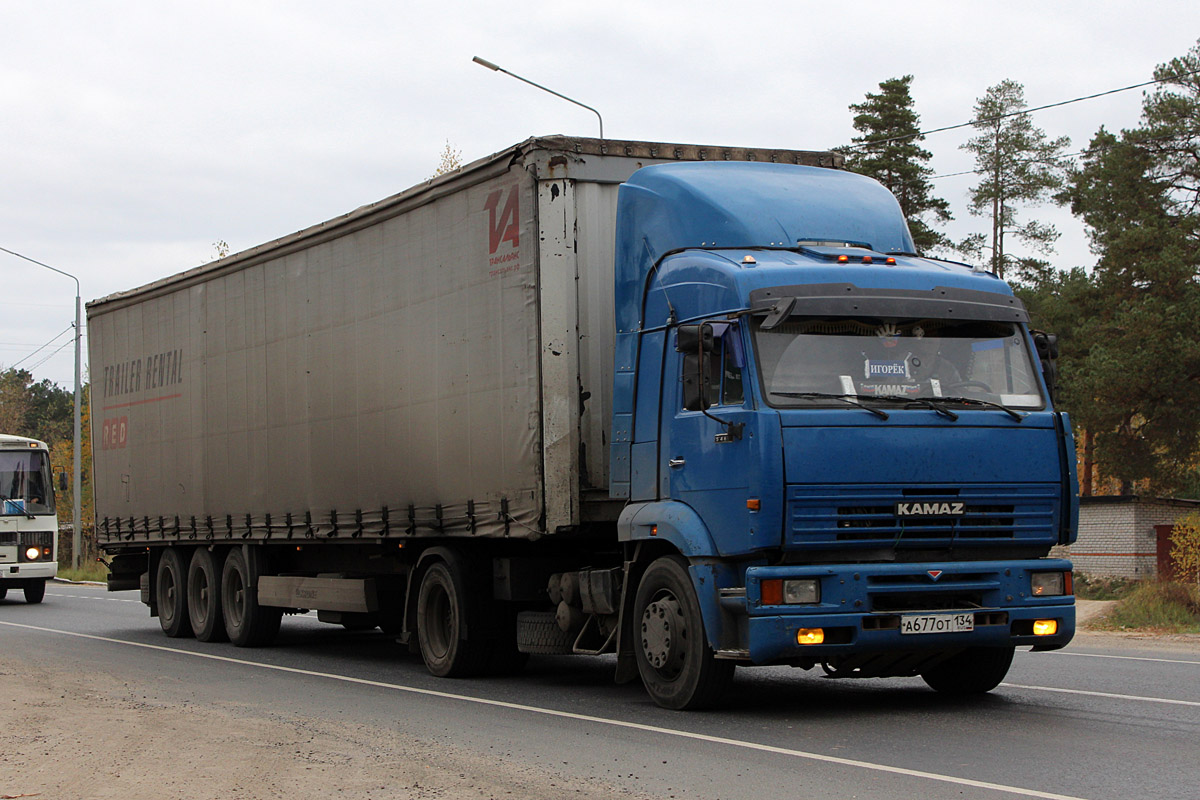 Волгоградская область, № А 677 ОТ 134 — КамАЗ-5460-63