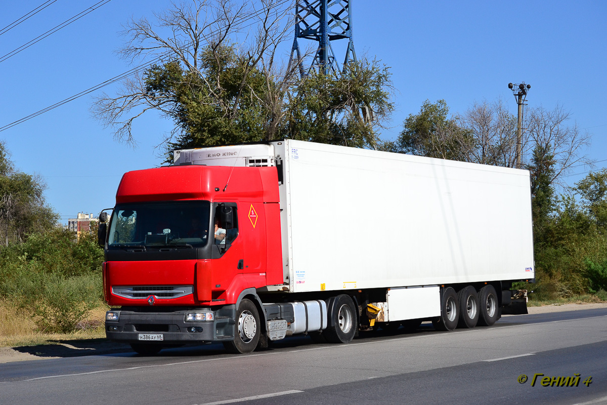 Тамбовская область, № Н 386 АУ 68 — Renault Premium ('1996)