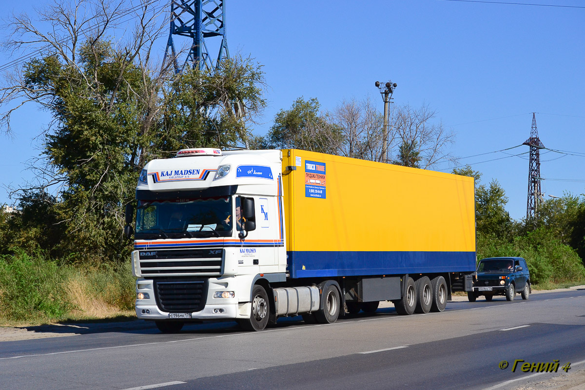 Санкт-Петербург, № С 196 МК 178 — DAF XF105 FT