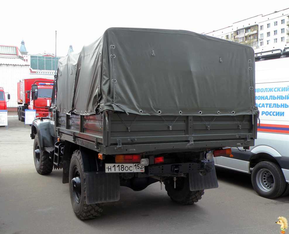 Нижегородская область, № Н 118 ОС 152 — ГАЗ-33081 «Садко»; Нижегородская область — Выставка "Безопасность. Охрана. Спасение — 2016"