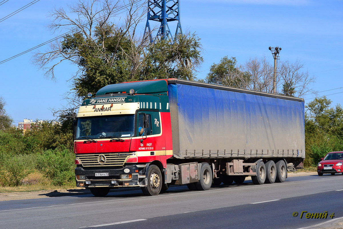 Волгоградская область, № А 116 РХ 34 — Mercedes-Benz Actros ('1997)