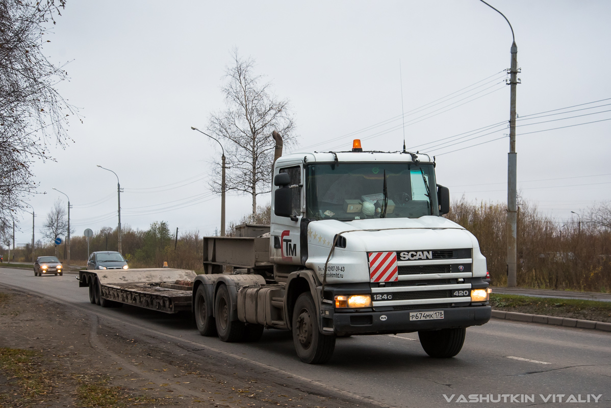 Санкт-Петербург, № Р 674 МК 178 — Scania ('1996) T-Series 124C