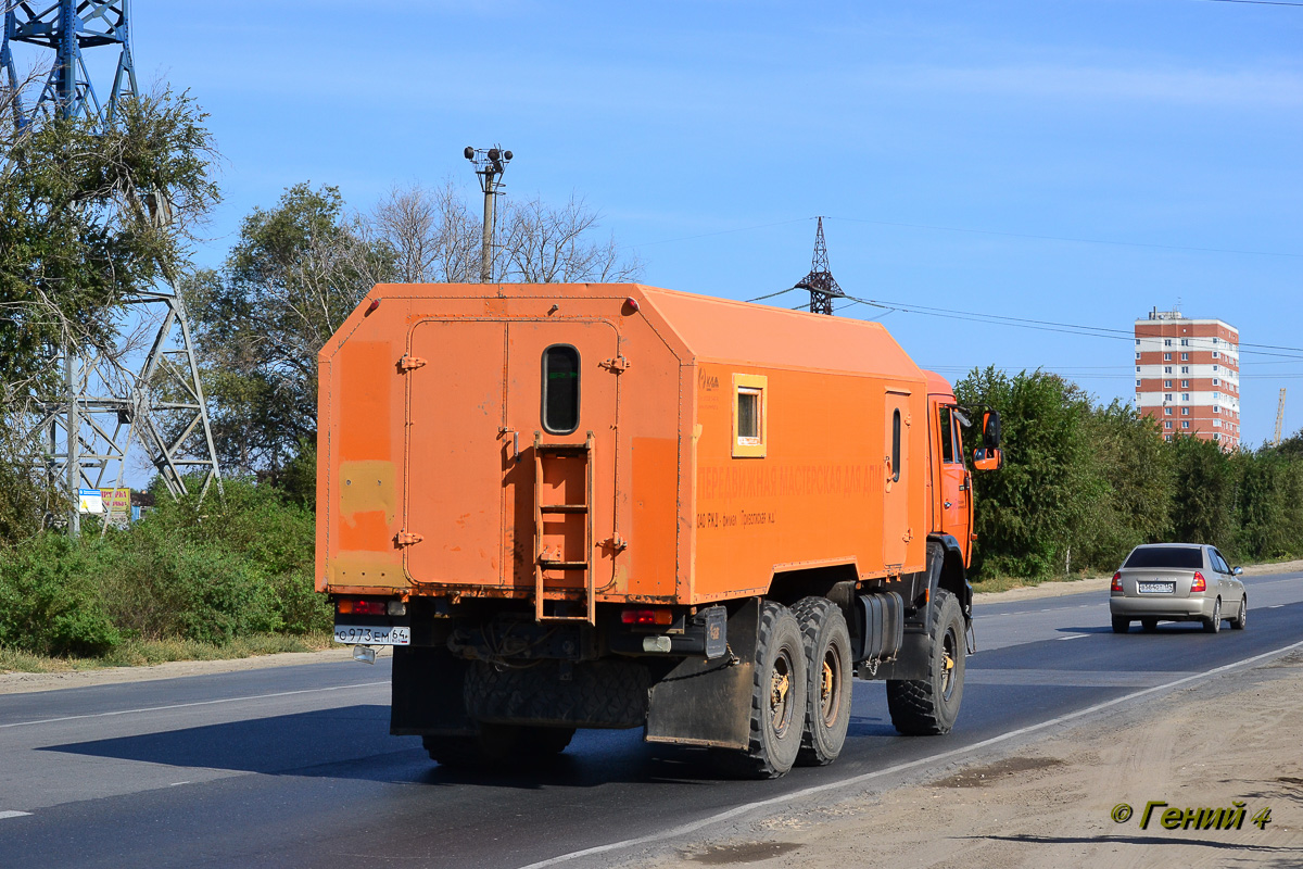 Саратовская область, № О 973 ЕМ 64 — КамАЗ-43118-15 [43118R]