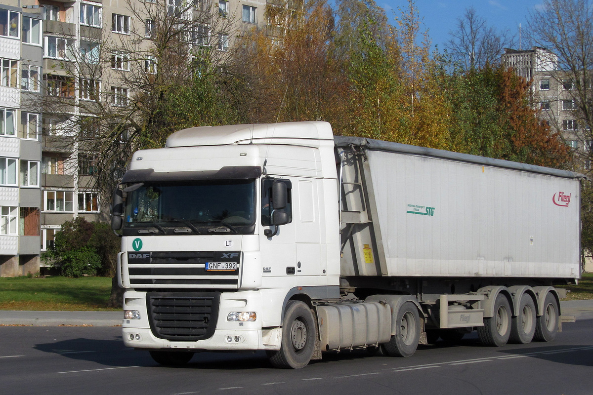 Литва, № GNF 392 — DAF XF105 FT