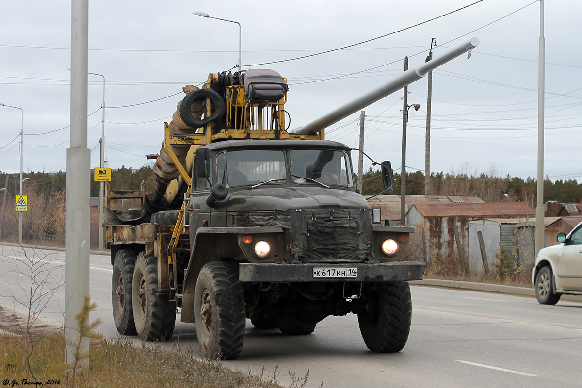 Саха (Якутия), № К 617 КН 14 — Урал-4320 (общая модель)