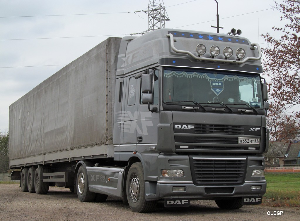 Смоленская область, № Н 552 МТ 67 — DAF XF95 FT