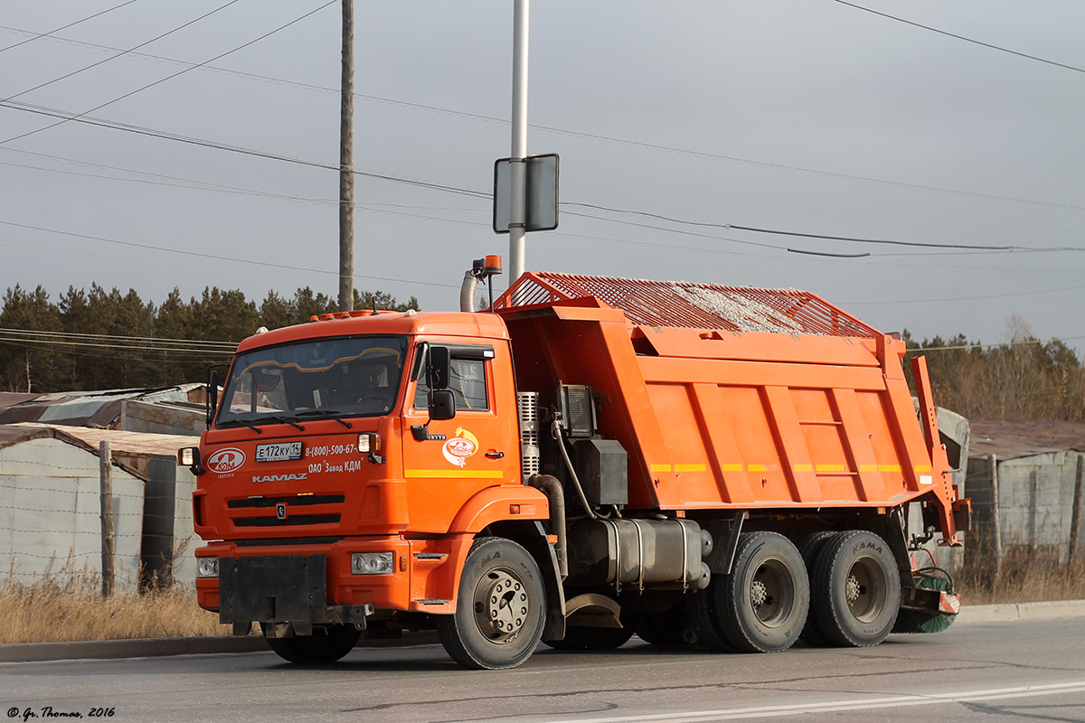 Саха (Якутия), № Е 172 КУ 14 — КамАЗ-65115 (общая модель)