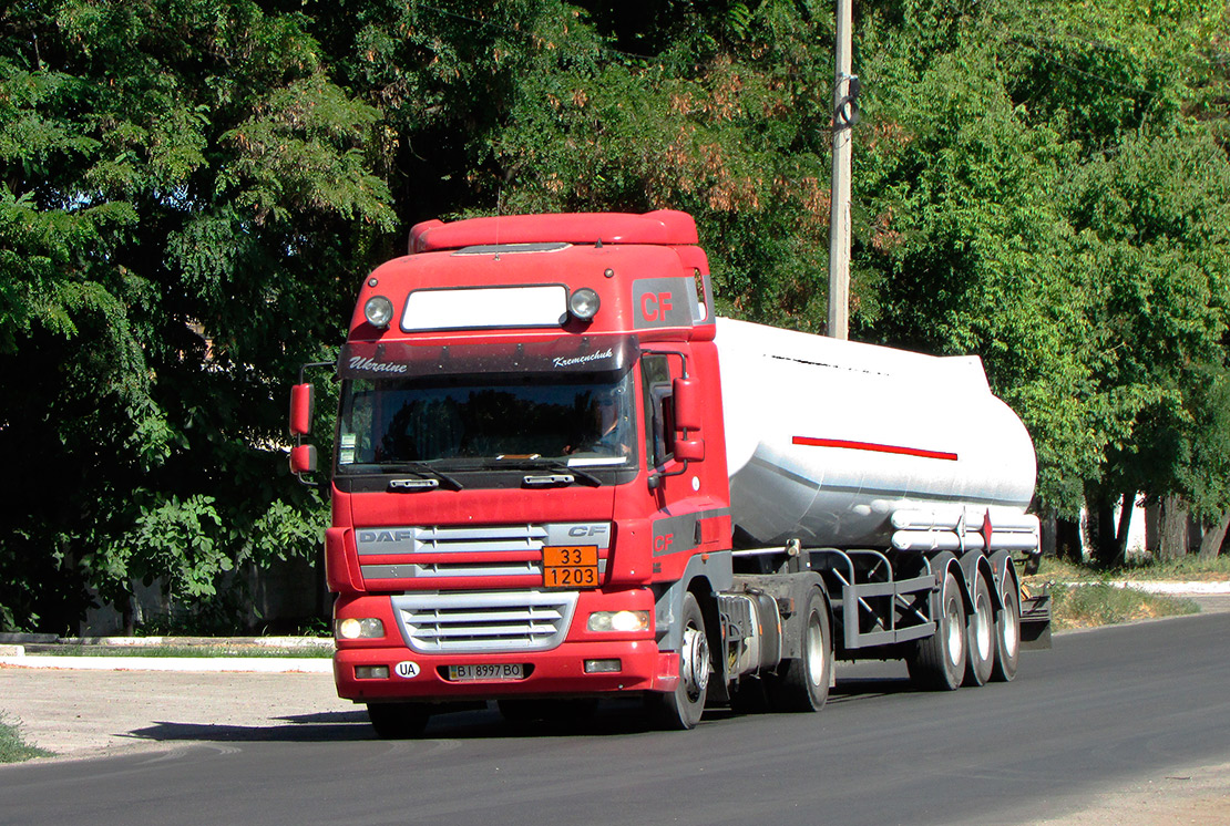 Полтавская область, № ВІ 8997 ВО — DAF CF85 FT