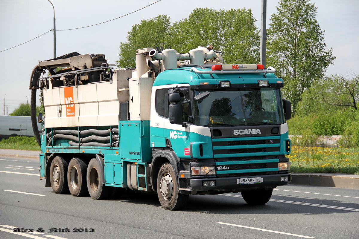 Санкт-Петербург, № Н 936 РУ 178 — Scania ('1996) P124G