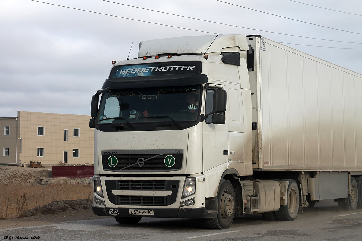 Смоленская область, № К 554 НК 67 — Volvo ('2008) FH.460