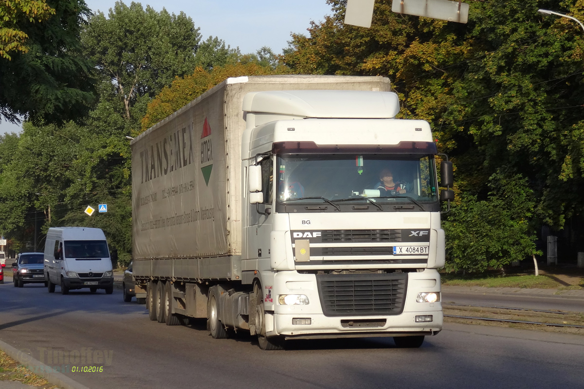 Болгария, № X 4084 BT — DAF XF95 FT