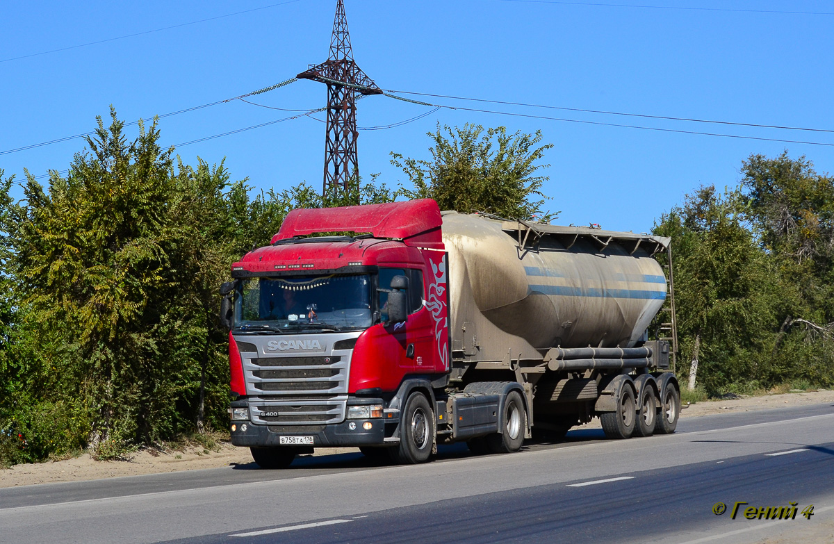 Санкт-Петербург, № В 758 ТА 178 — Scania ('2009) G400