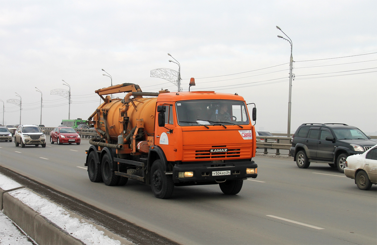 Красноярский край, № У 504 ХО 24 — КамАЗ-53215-15 [53215R]