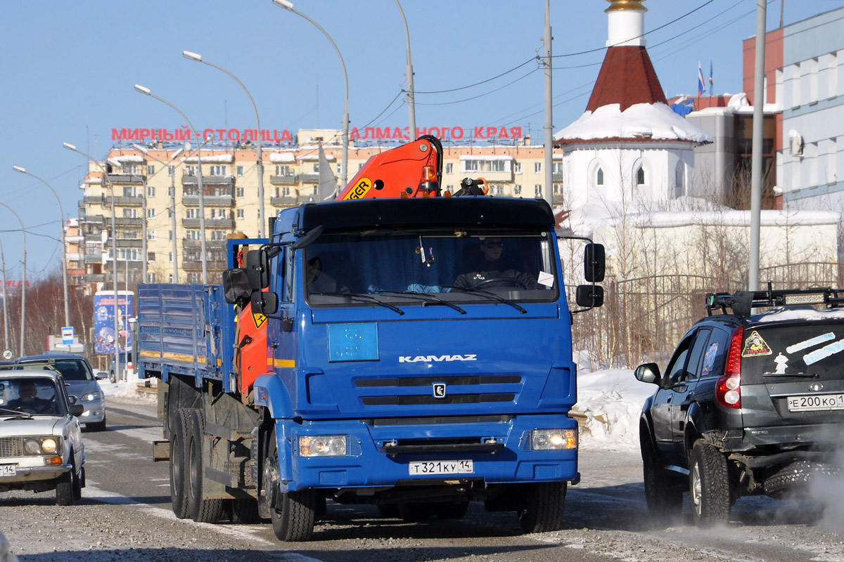 Саха (Якутия), № Т 321 КУ 14 — КамАЗ-65117-A4