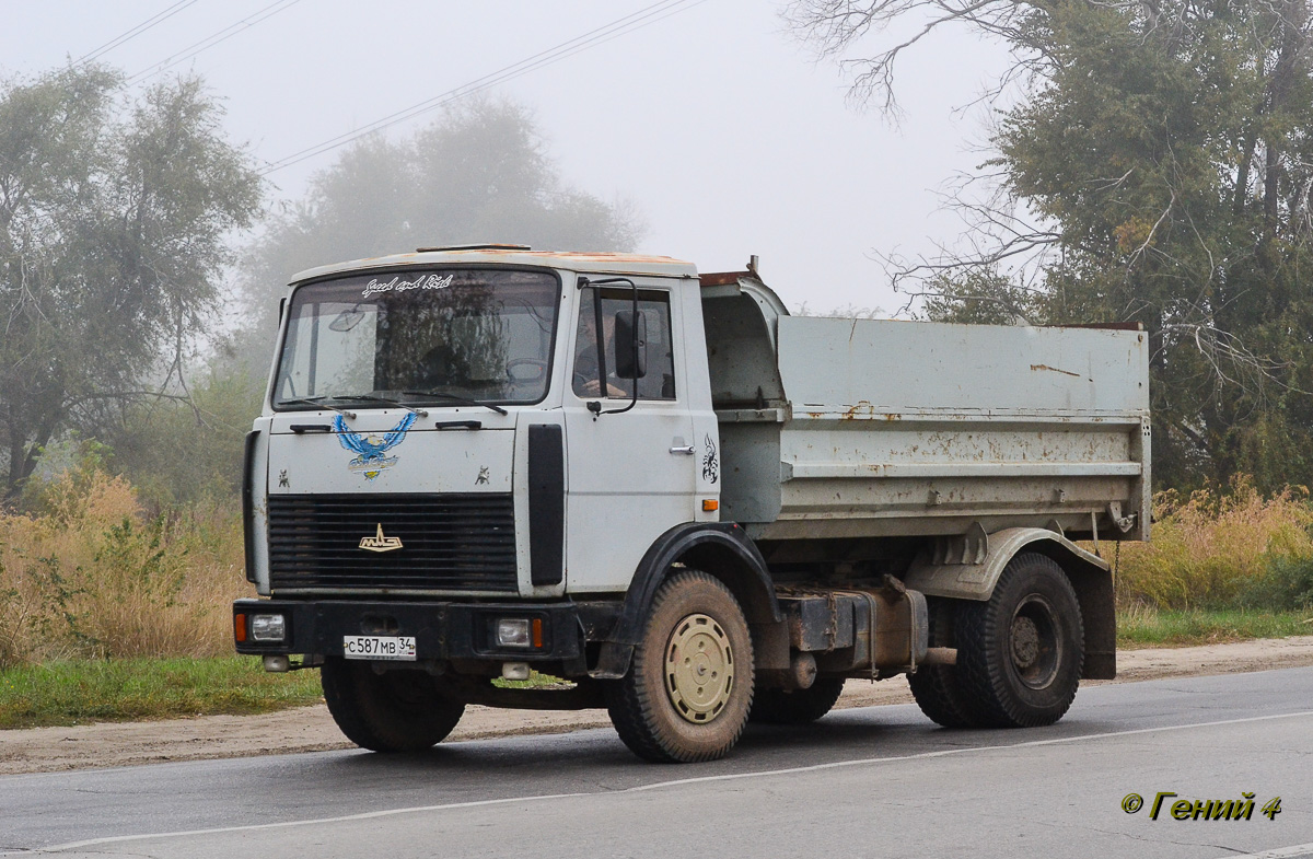 Волгоградская область, № С 587 МВ 34 — МАЗ-5551 [555100]