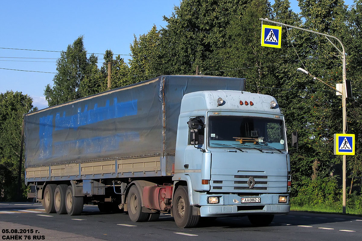 Витебская область, № АА 0862-2 — Renault R-Series Major