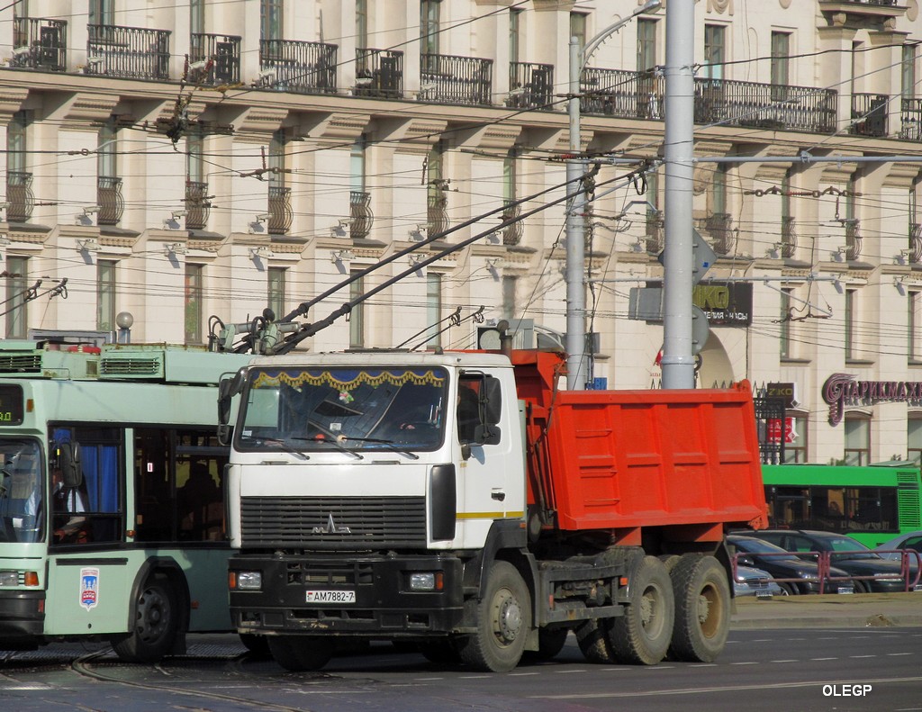 Минск, № АМ 7882-7 — МАЗ-6501 (общая модель)