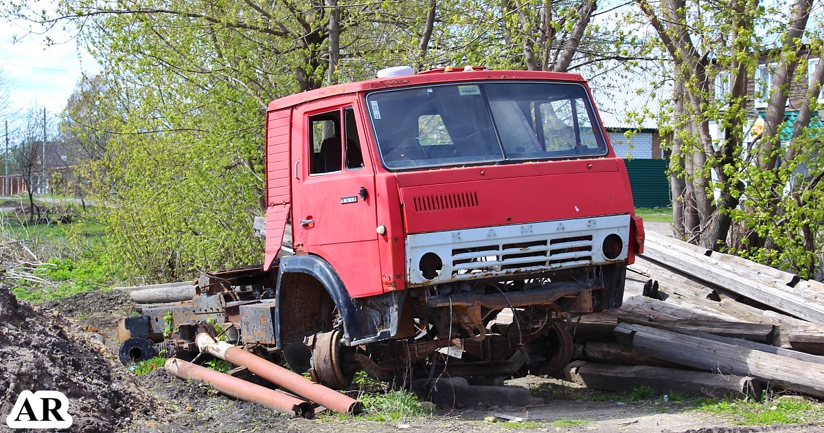 Тамбовская область, № С 081 АМ 48 — КамАЗ-5410; Тамбовская область — Брошенные и разукомплектованные грузовики