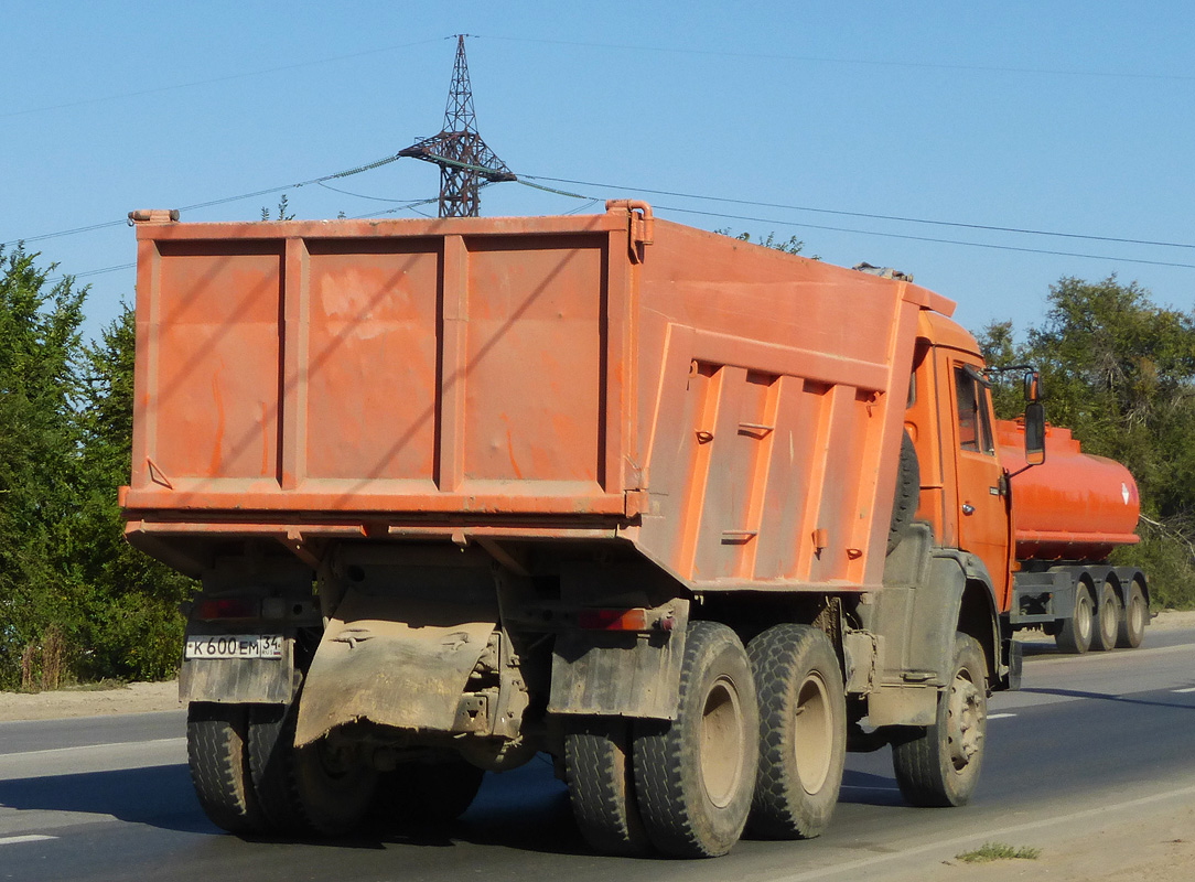 Волгоградская область, № К 600 ЕМ 34 — КамАЗ-65115 [651150]