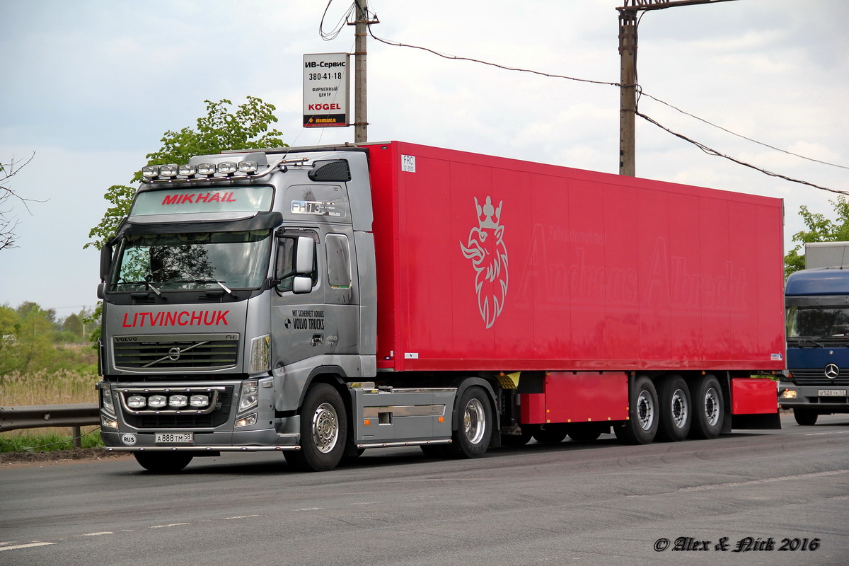 Пензенская область, № А 888 ТМ 58 — Volvo ('2008) FH.460